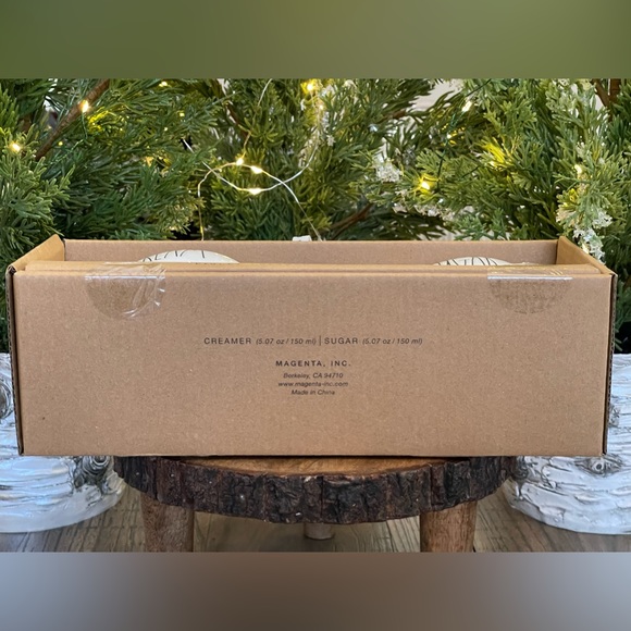 🐖 Brand NEW in Package Rae Dunn Piglet CREAM and SUGAR Set  🐖 - Picture 9 of 9